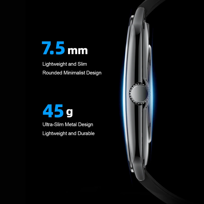 HD Screen, Calls & Alerts Sleek 1.96" AMOLED Smartwatch