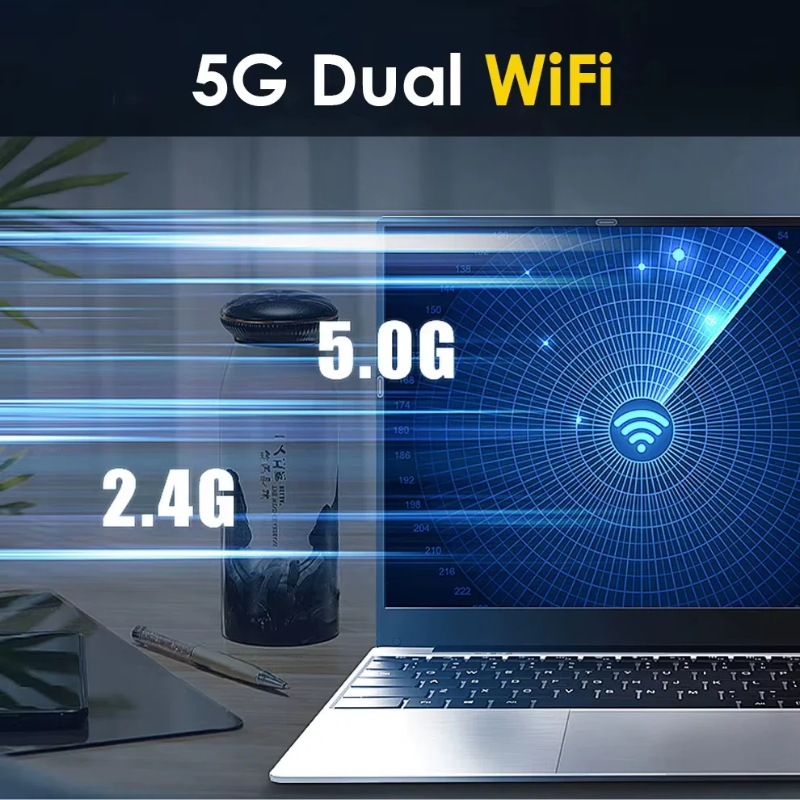 15.6" i7 Laptop 16GB Win11 Pro Fingerprint Notebook