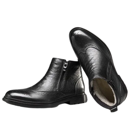 Comfy Casual Street Fashion Men’s Cowhide Chelsea Boots