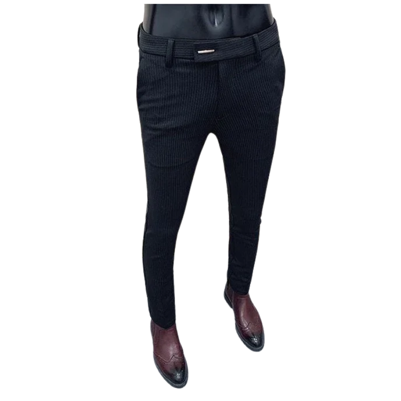 Casual Men's Slim Fit Korean Style Formal Workwear Trousers