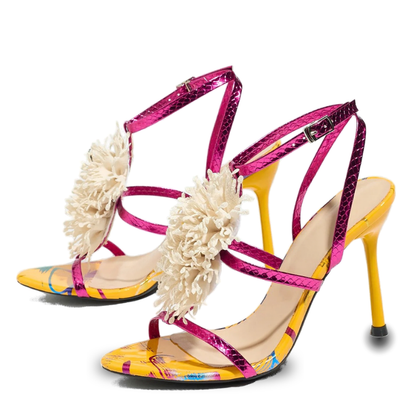 Fashionable high-heeled shoes