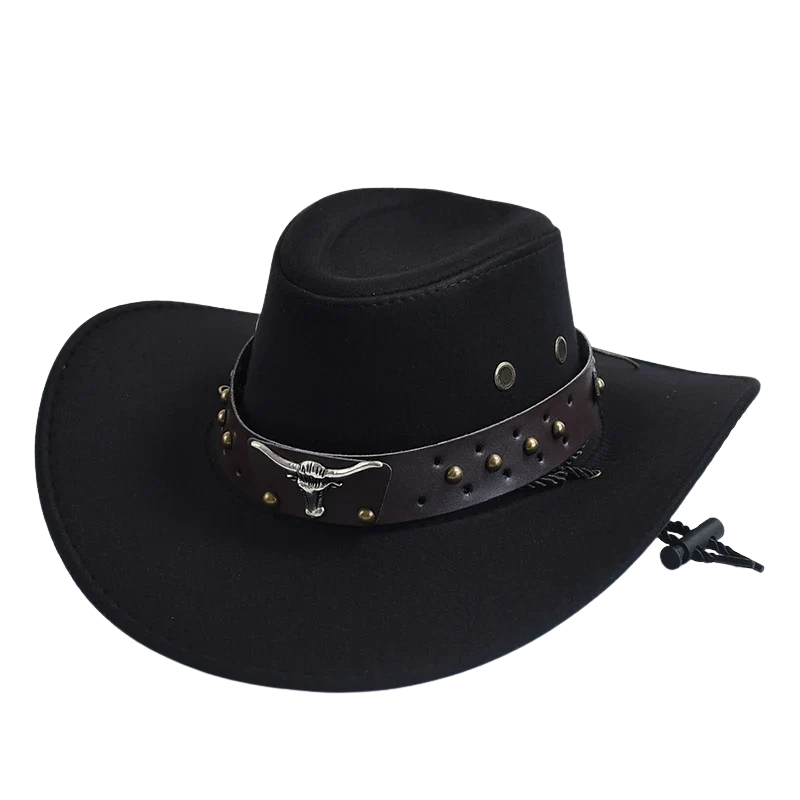 Vintage Artificial Suede Western Cowboy Jazz Hat