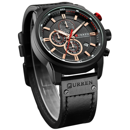 Men's Luxury Chronograph Sport Watch with Date Display