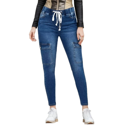 Women's Fashion Denim Slim Fit Push-Up Elastic Skinny Jeans