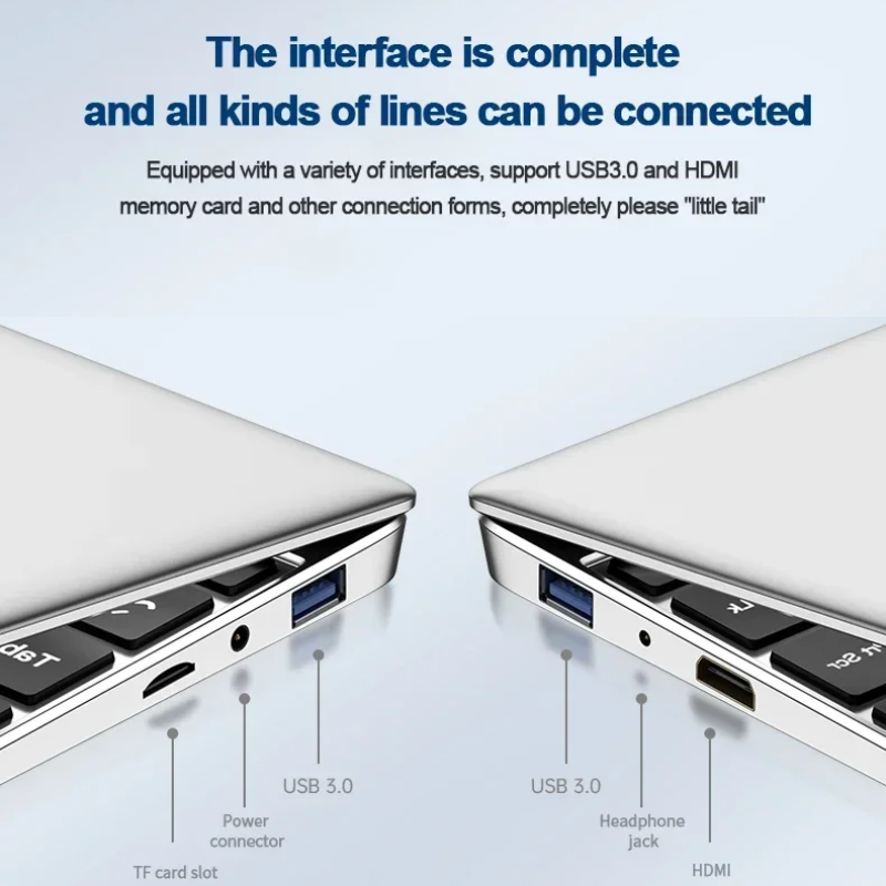 14.1" Laptop Intel N4000 12GB Win11 FHD Notebook