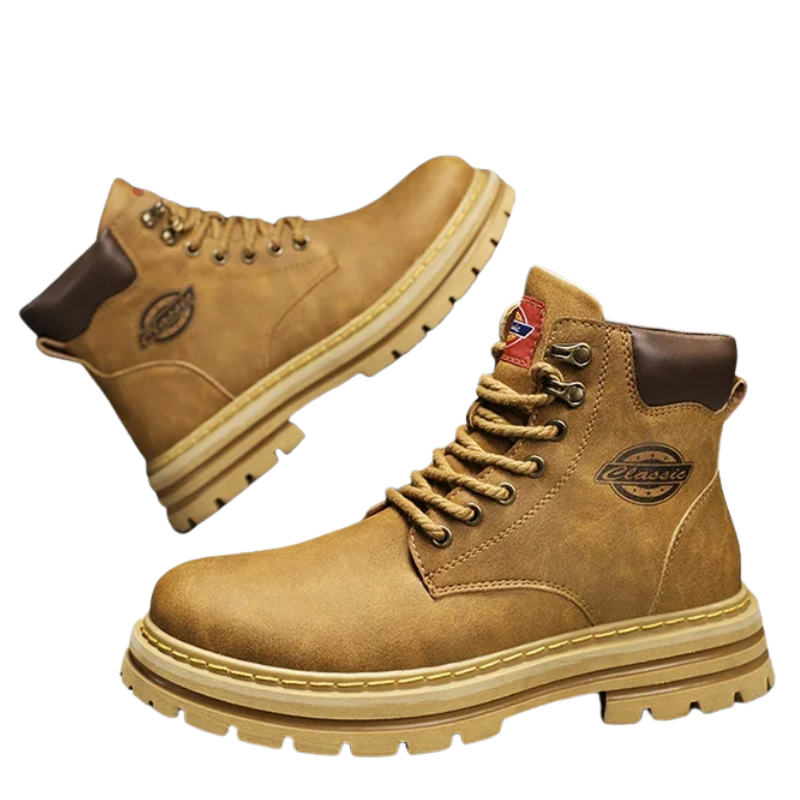 Luxury Casual Men’s Genuine Leather Ankle Boots