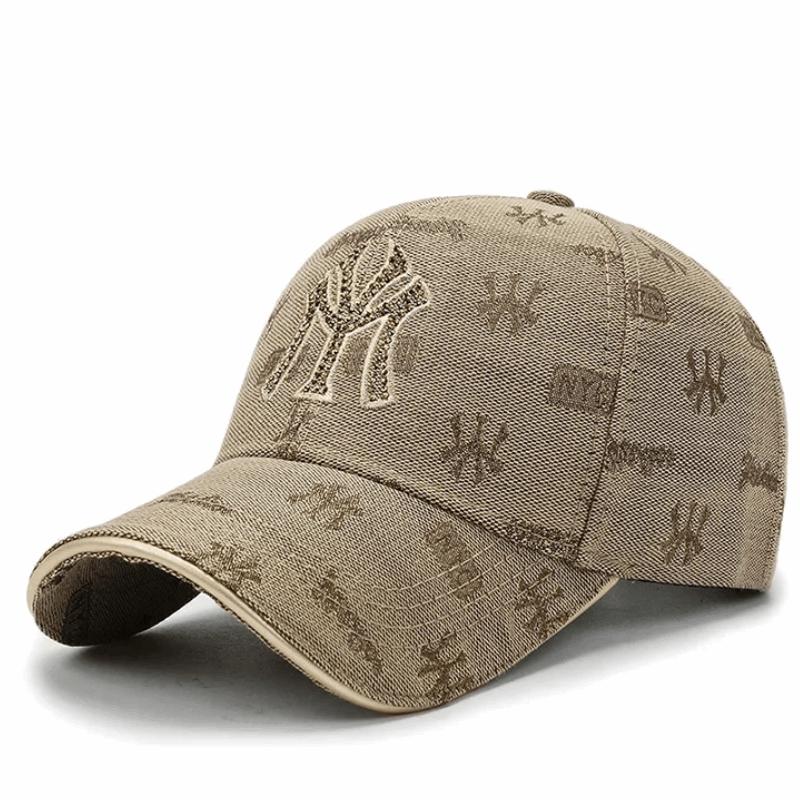 Unisex Embroidered Baseball Cap for Spring & Autumn Outdoor Wear