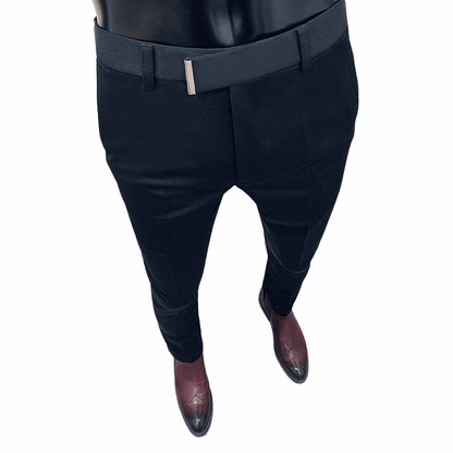 Casual Slim Fit Korean Style Men's Ankle Pants
