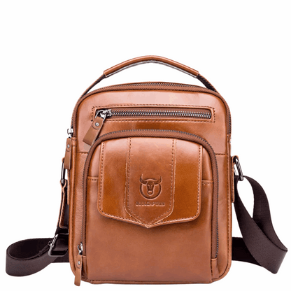 Business & Fashion Genuine Leather Men's Crossbody Messenger Bag