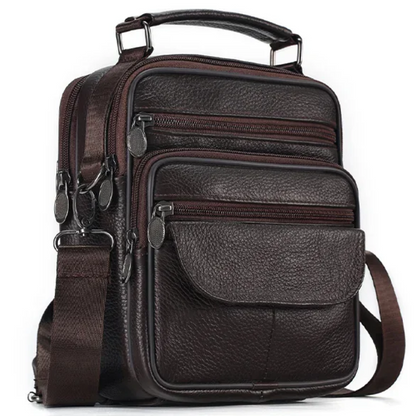 Genuine Leather Crossbody Men's  Messenger Sling Bag