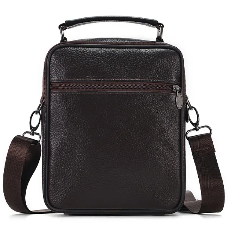 Genuine Leather Crossbody Men's  Messenger Sling Bag