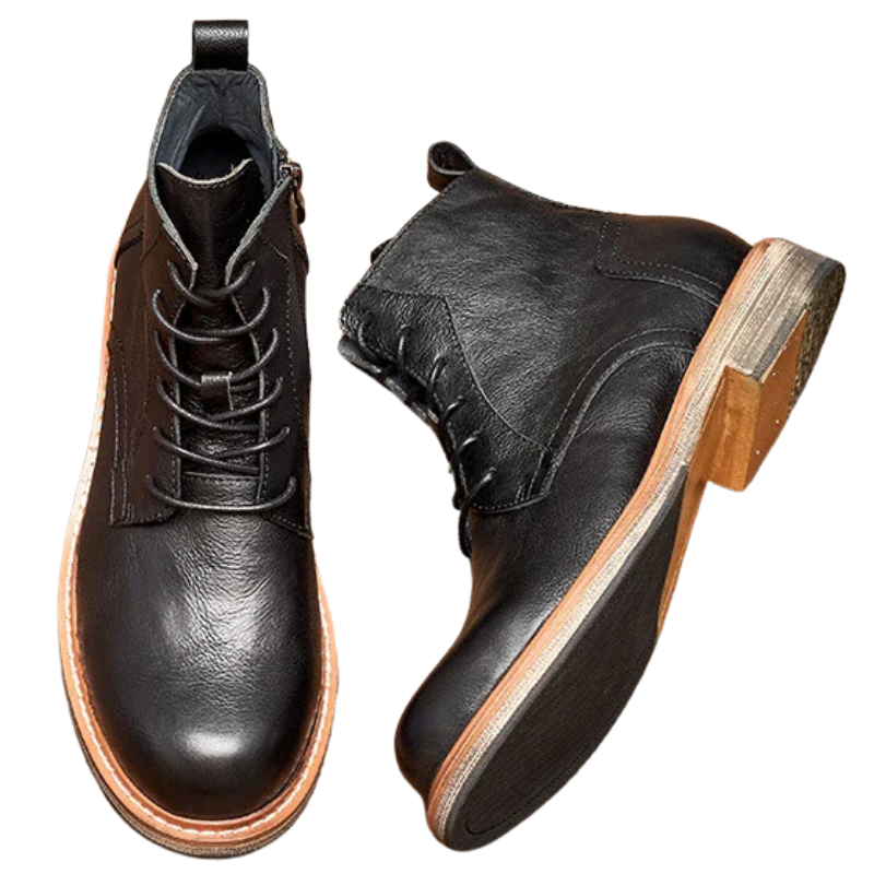 Vintage Designer Ankle Handmade Men’s Leather Boots