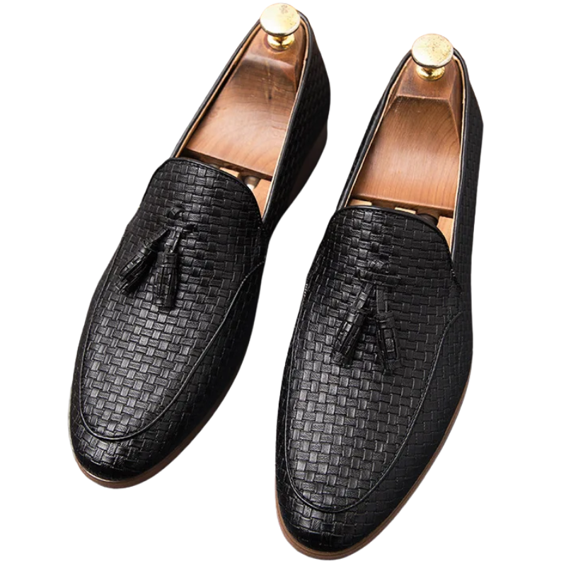 Elegant Dress Shoes Handmade Italian Leather Men's Formal Loafers