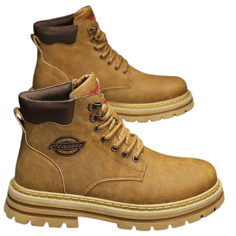 Luxury Casual Men’s Genuine Leather Ankle Boots