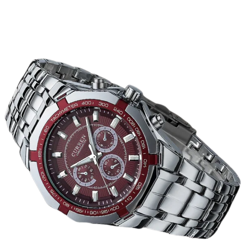 CURREN Men's Luxury Waterproof Steel Quartz Military Sport Watch