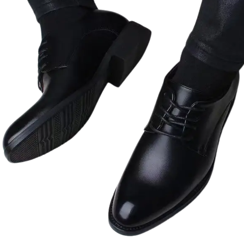 Height-Boosting Men’s British Formal Leather Dress Shoe