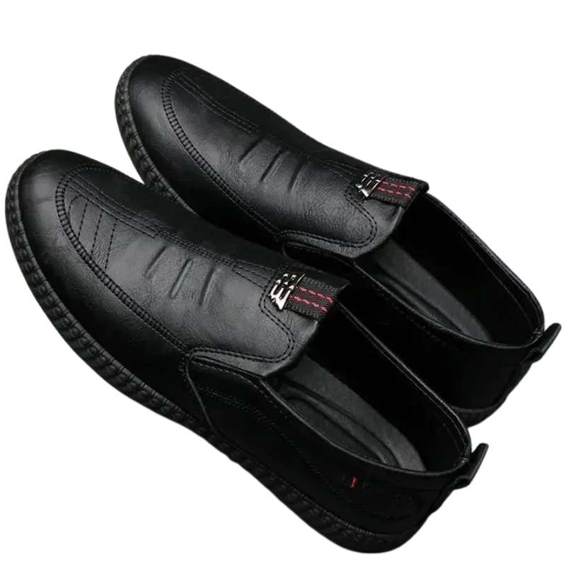 Summer Slip-On Casual Men’s Breathable Leather Loafers