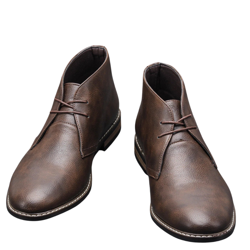 Vintage Men Boots Classic PU Leather Ankle Boots For Men