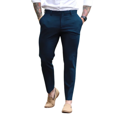 Casual All-Match Pencil Trousers Men’s Slim Solid Pants