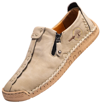 Casual Slip-On Breathable Flats Handmade Men’s Leather Loafers
