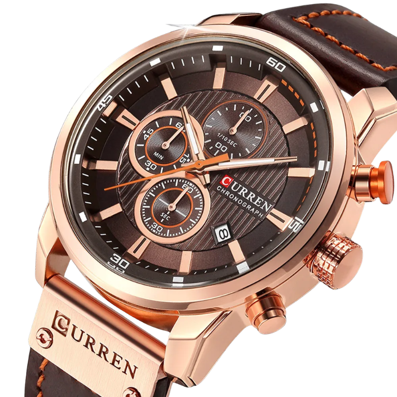 Men's Luxury Chronograph Sport Watch with Date Display