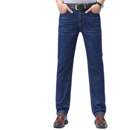 Blue Denim Men’s Stretch Slim fit Straight Jeans