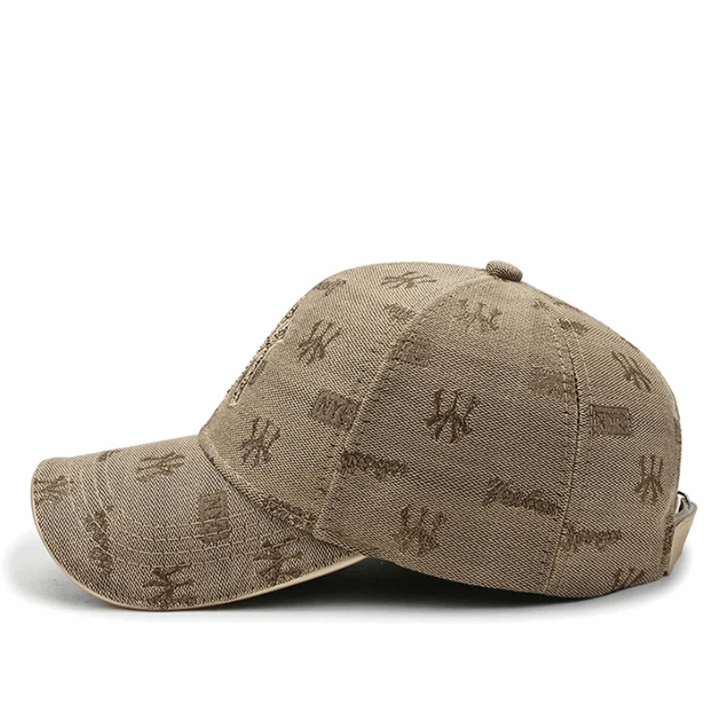 Unisex Embroidered Baseball Cap for Spring & Autumn Outdoor Wear