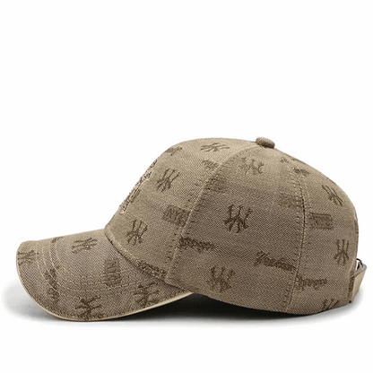 Unisex Embroidered Baseball Cap for Spring & Autumn Outdoor Wear