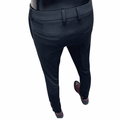 Casual Men's Slim Fit Korean Style Formal Workwear Trousers