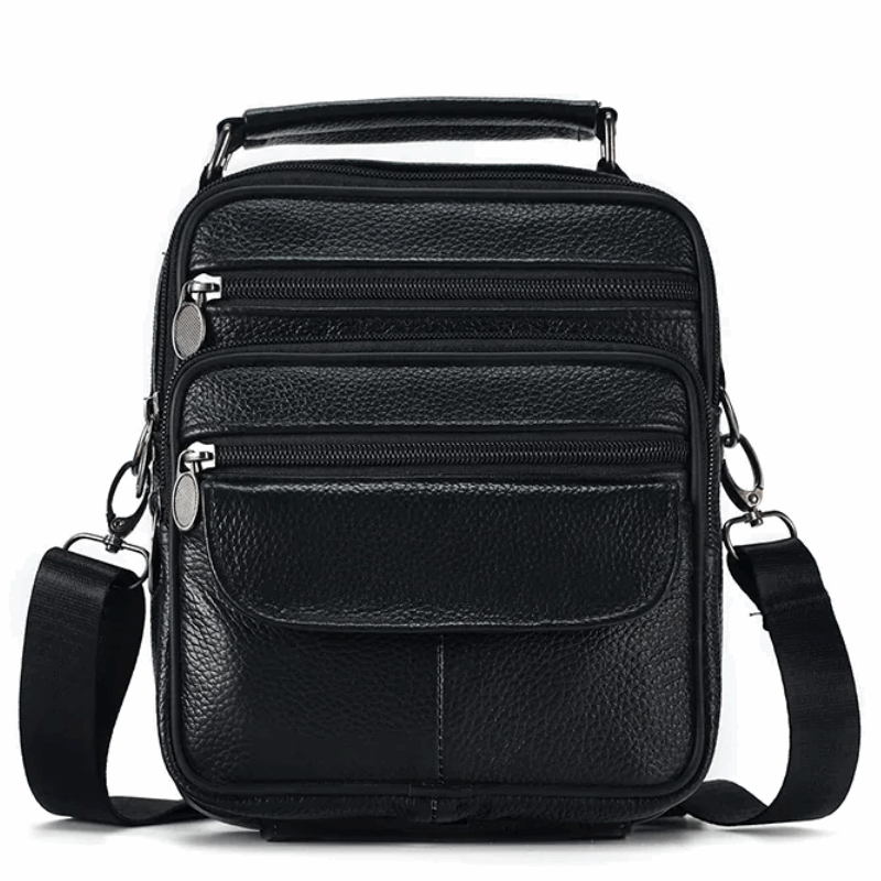 Genuine Leather Crossbody Men's  Messenger Sling Bag