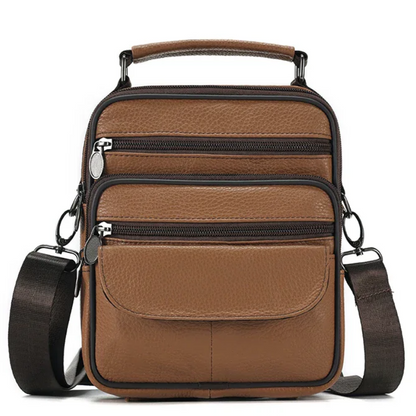 Genuine Leather Crossbody Men's  Messenger Sling Bag