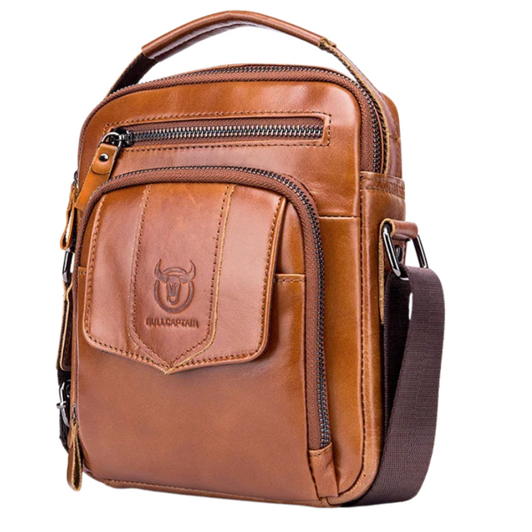 Business & Fashion Genuine Leather Men's Crossbody Messenger Bag