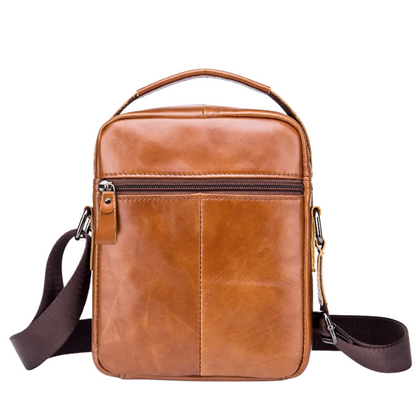 Business & Fashion Genuine Leather Men's Crossbody Messenger Bag