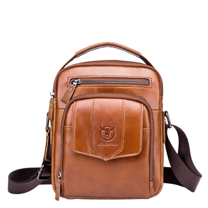 Business & Fashion Genuine Leather Men's Crossbody Messenger Bag