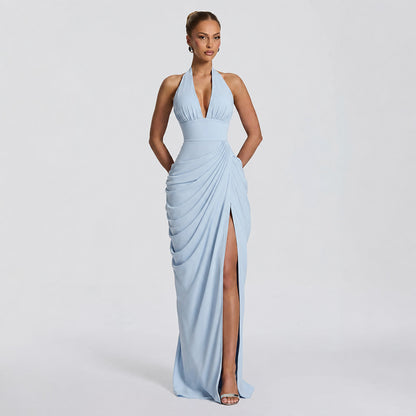 Sleeveless V-Neck Bodycon Dress