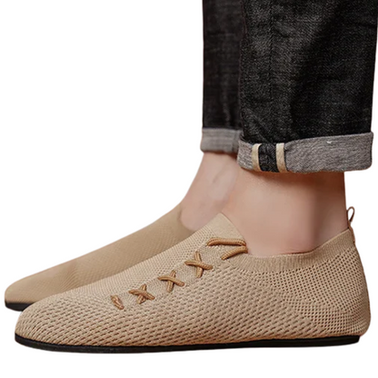 Breathable Mesh Summer Anti-Slip Driving Loafers for Men