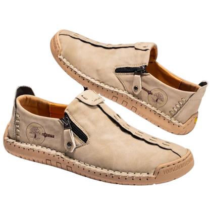 Casual Slip-On Breathable Flats Handmade Men’s Leather Loafers