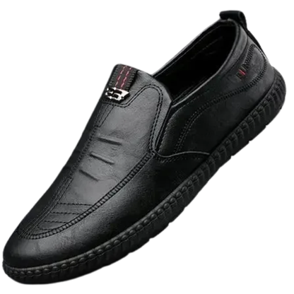 Summer Slip-On Casual Men’s Breathable Leather Loafers