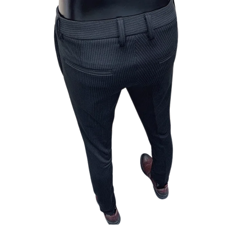 Men's  Slim Fit Korean Style Workwear Suit Long Pants