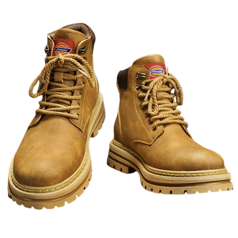 Luxury Casual Men’s Genuine Leather Ankle Boots