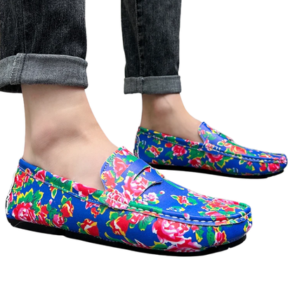 Luxury Comfy Slip-On Moccasins Handmade Leather Loafers for Men