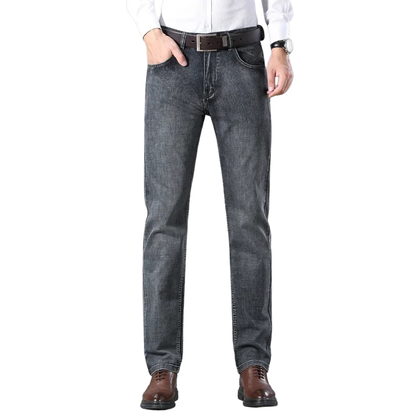 Classic Look Stylish Straight Fit Ripped Jeans for Men