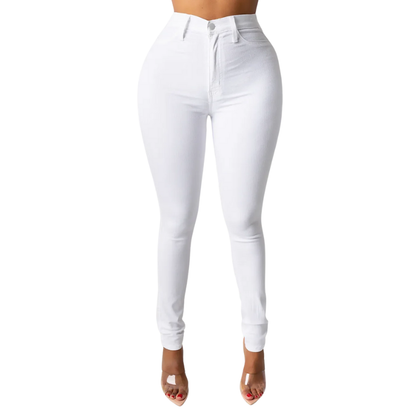 Elegant & Comfy Women's High Waisted Skinny Pencil Foot Jeans