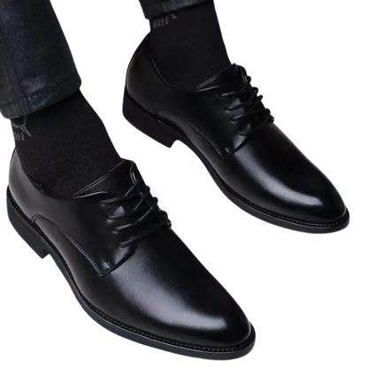 Height-Boosting Men’s British Formal Leather Dress Shoe