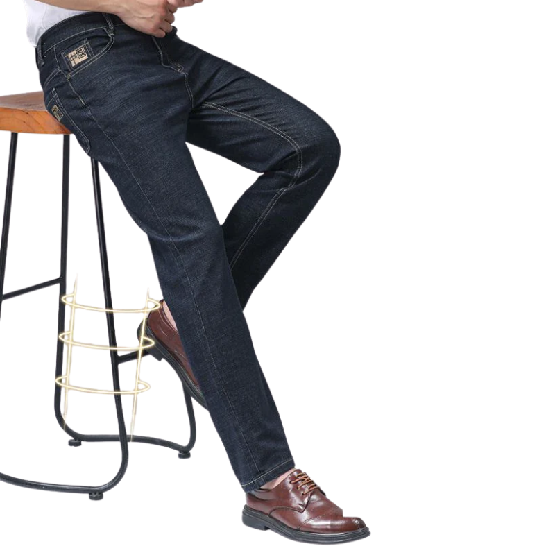 Blue Denim Men’s Stretch Slim fit Straight Jeans