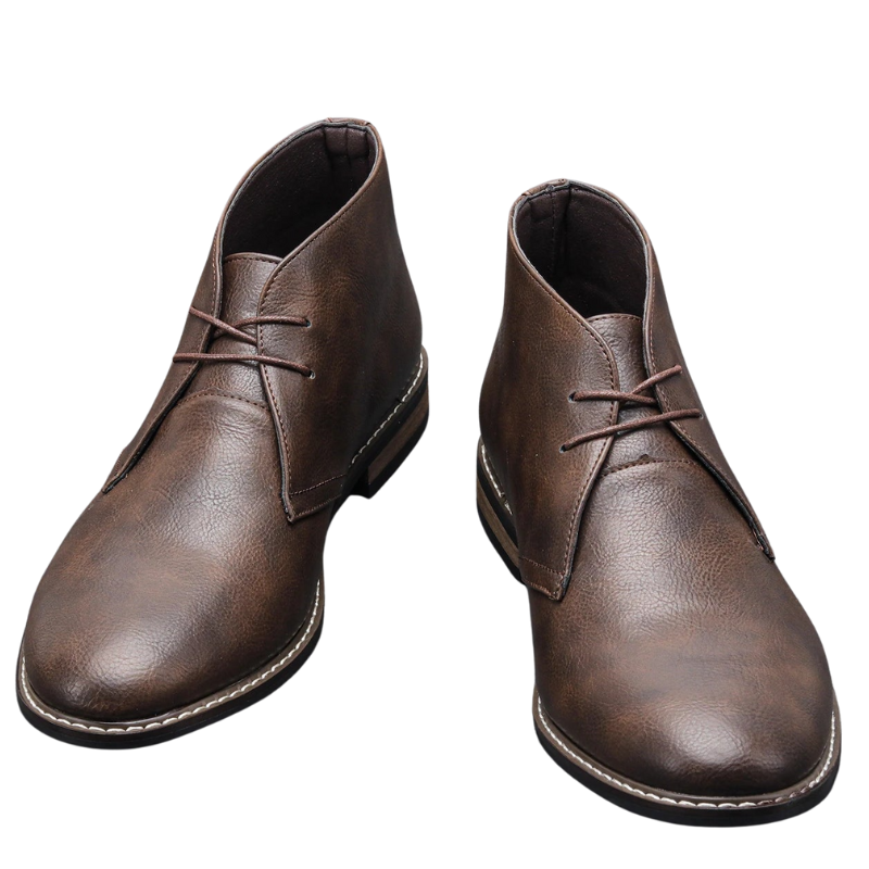 Retro Stylish Classic Leather Ankle Boots for Men