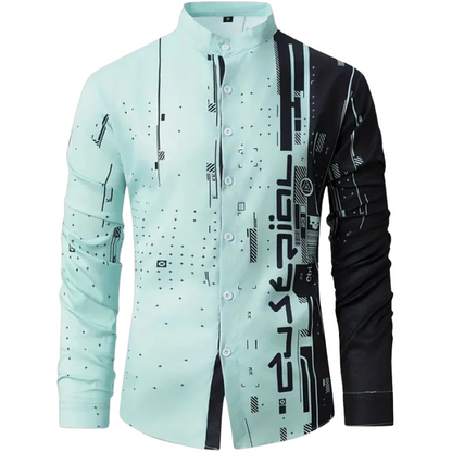 High-Quality Fashion Top Men’s Casual Long Sleeve Shirt