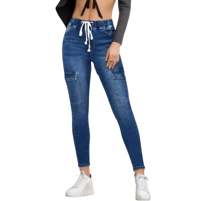 Women's Fashion Denim Slim Fit Push-Up Elastic Skinny Jeans