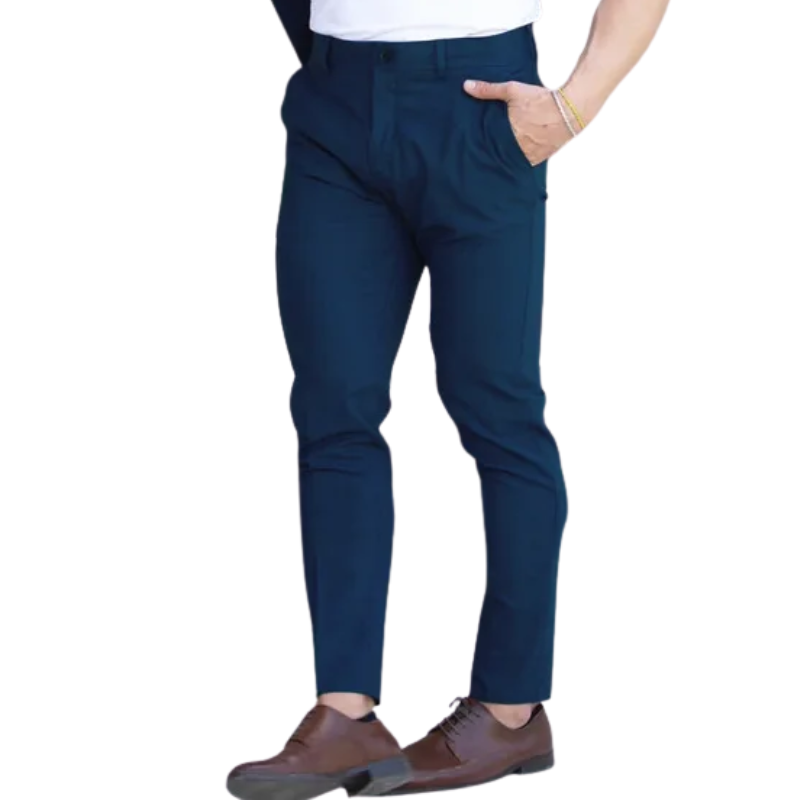 Casual All-Match Pencil Trousers Men’s Slim Solid Pants