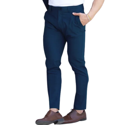 Casual All-Match Pencil Trousers Men’s Slim Solid Pants